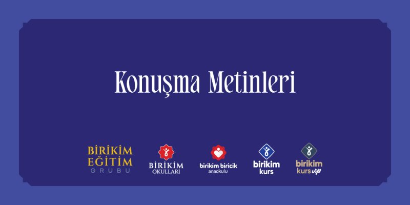 Konuşma Metinleri
